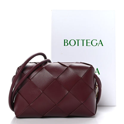 Bottega Veneta Lambskin Maxi Intrecciato Small Cassette Camera Bag Barolo 9 of 9
