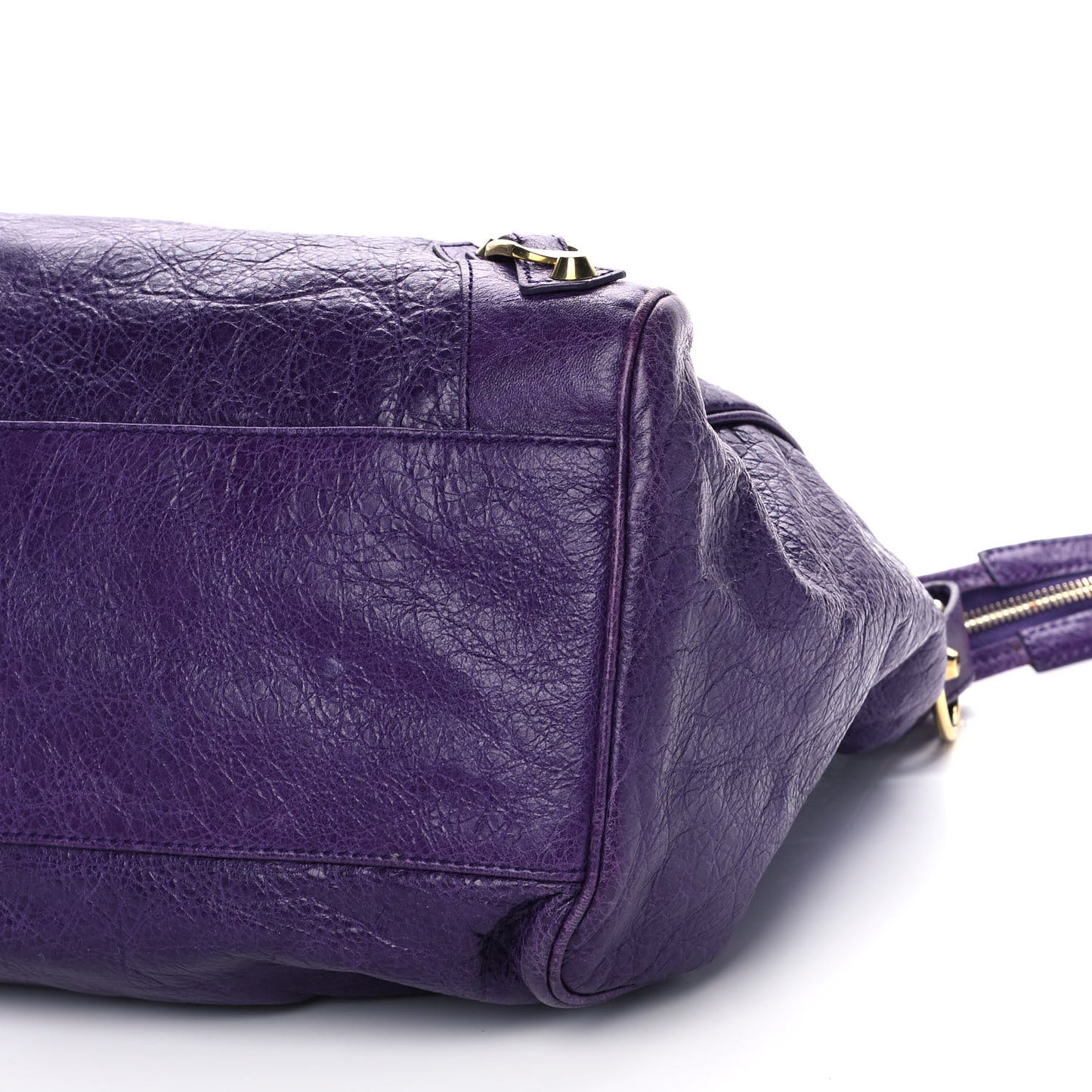 Agneau Classic Gold Hardware Velo Dark Violet