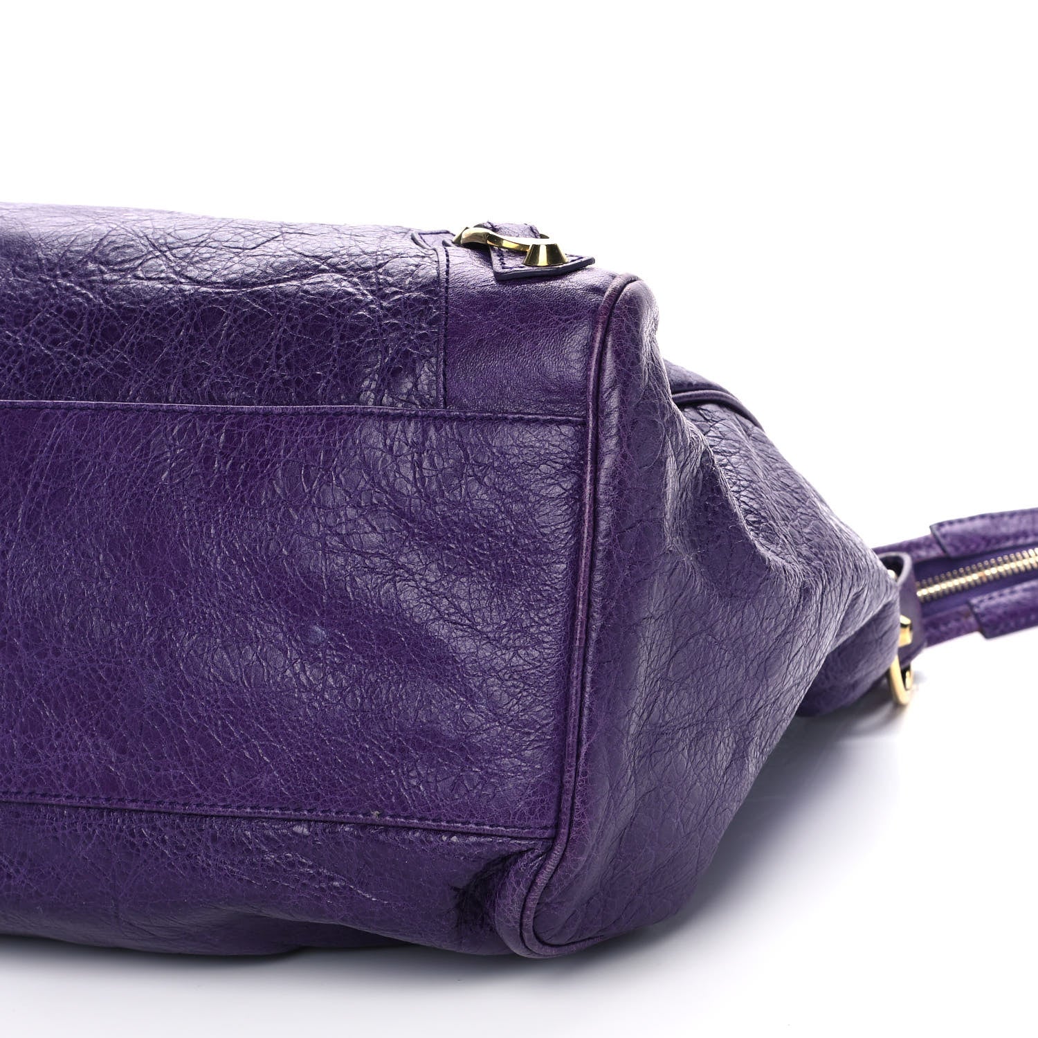 Balenciaga Agneau Classic Gold Hardware Velo Dark Violet 9 of 9