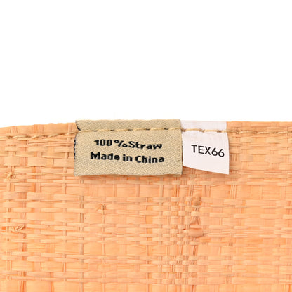 Christian Dior Straw Dioriviera Tote Pink 6 of 11