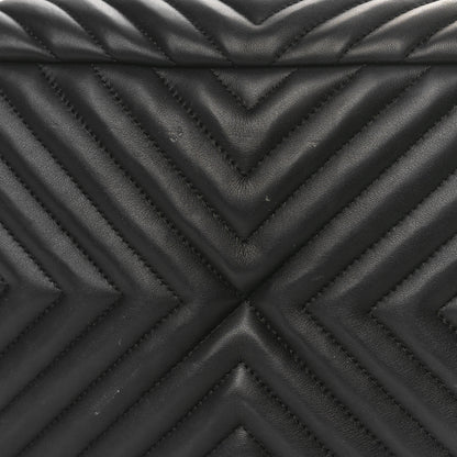 Chanel Lambskin Chevron Large Urban Spirit Drawstring Bag Black 11 of 11