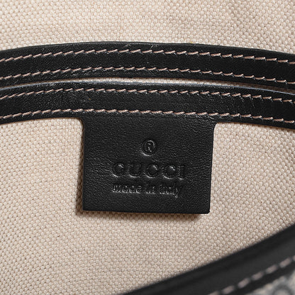 Gucci GG Plus Monogram Sellieria Calfskin Small Flap Messenger Bag Beige Blue 7 of 9