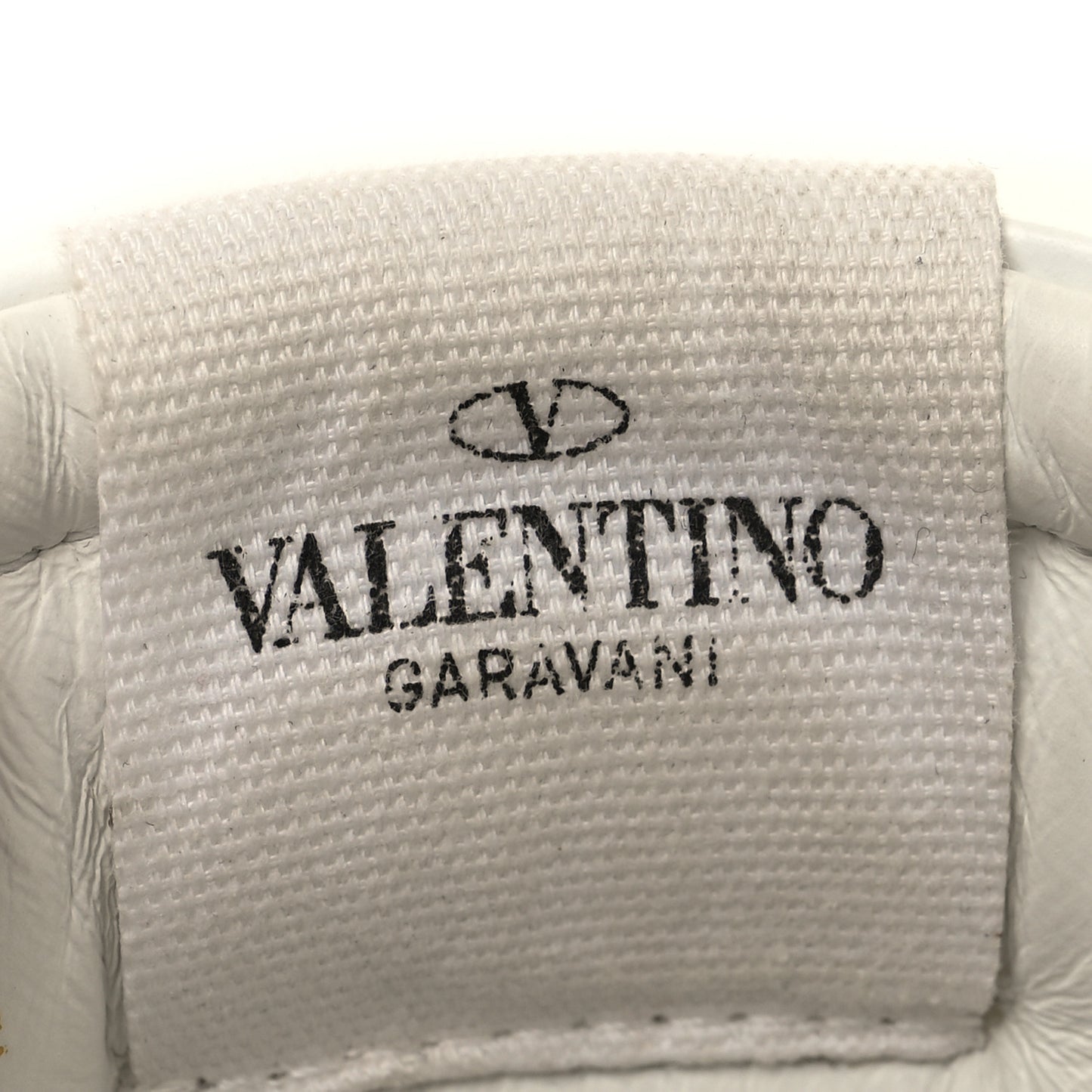 Calfskin Rockstud Untitled Open Sneakers 37.5 White