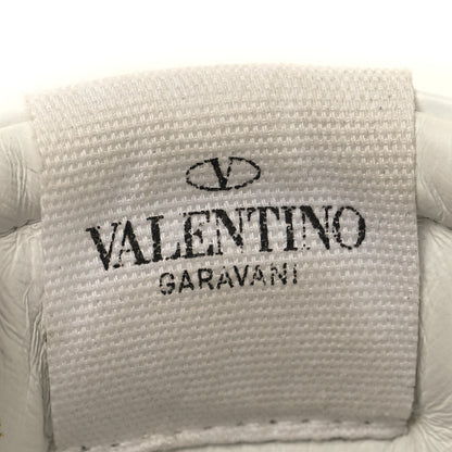 Valentino Garavani Calfskin Rockstud Untitled Open Sneakers 37.5 White 8 of 10