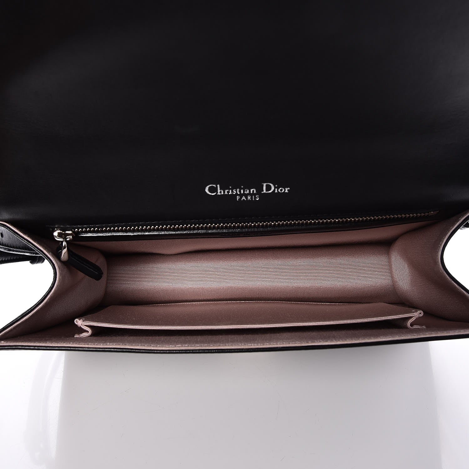 Christian Dior Lambskin Medium Diorama Flap Bag Black 6 of 9