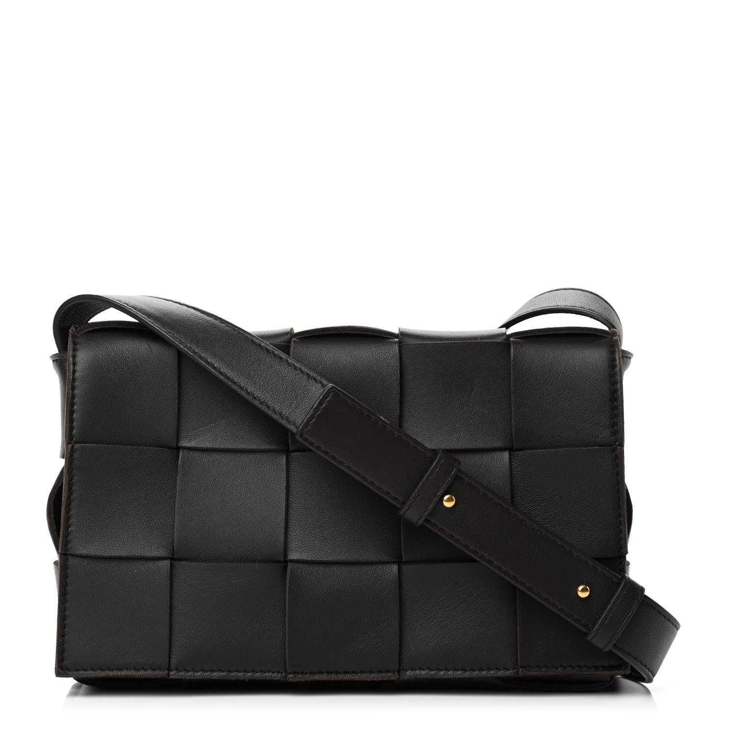 Bottega Veneta Lambskin Maxi Intrecciato Cassette Crossbody Bag Fondant 1 of 4