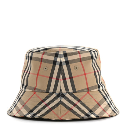 Burberry Technical Cotton Vintage Check Bucket Hat S Archive Beige 4 of 9