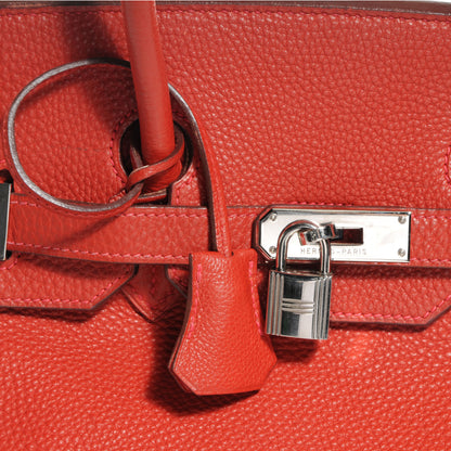 Hermes Togo Birkin 35 Rouge 9 of 9