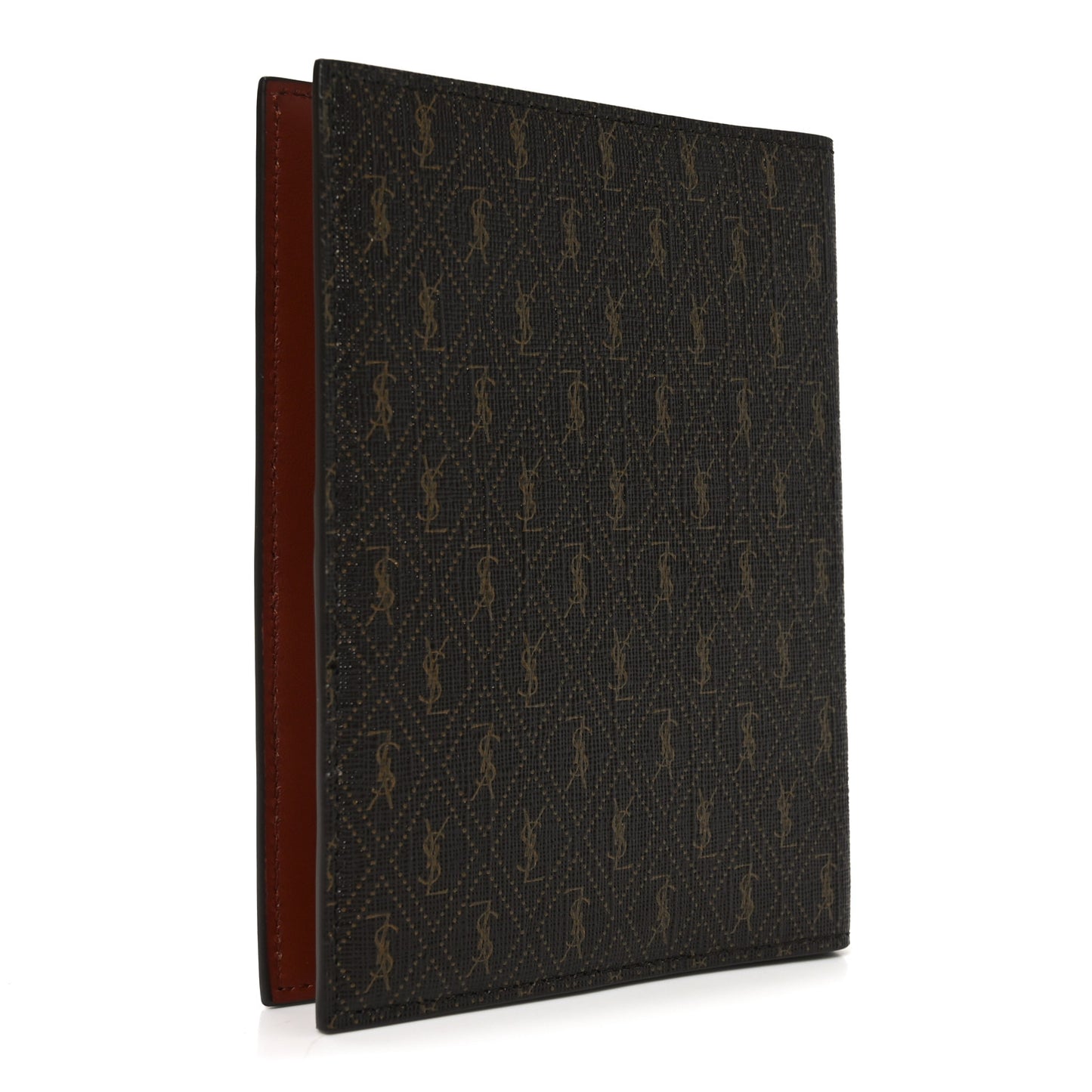 Classic Toile Monogram A6 Agenda Sleeve Chocolate Kaki