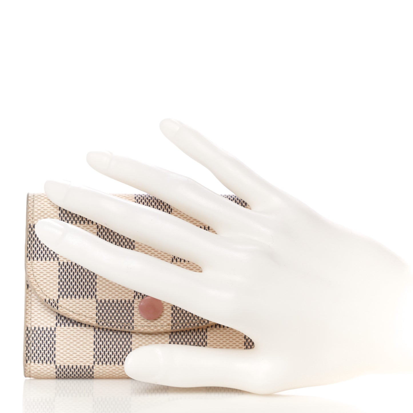 Damier Azur Rosalie Coin Purse Rose Ballerine
