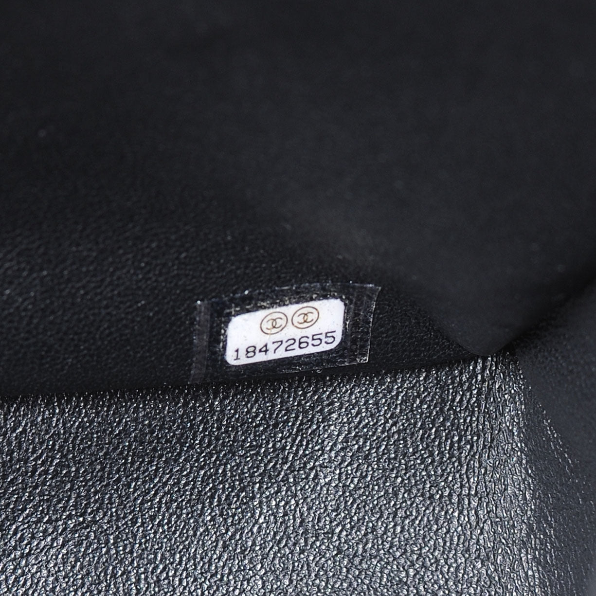 Patent Quilted Maxi Double Flap Black