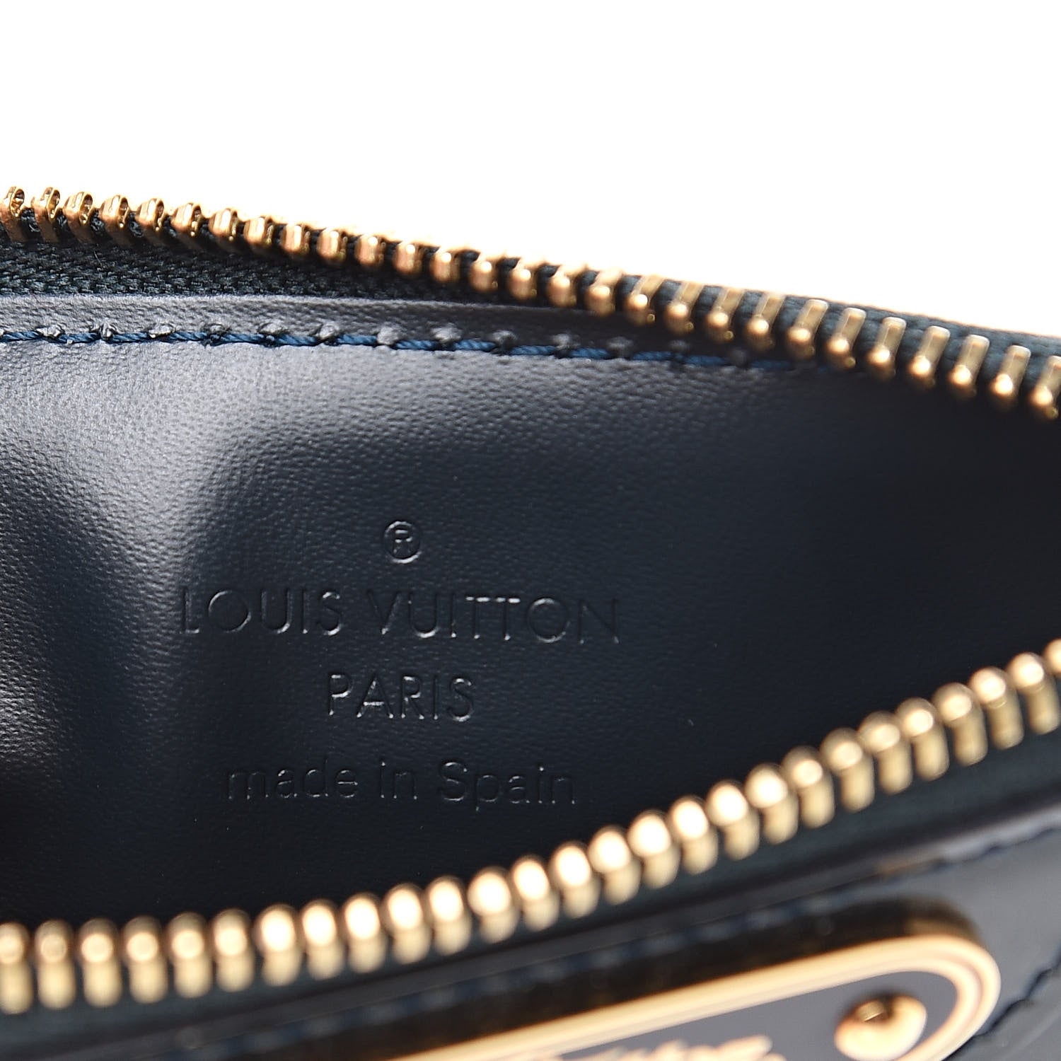Louis Vuitton Vernis Key Pouch Blue Nuit 6 of 6