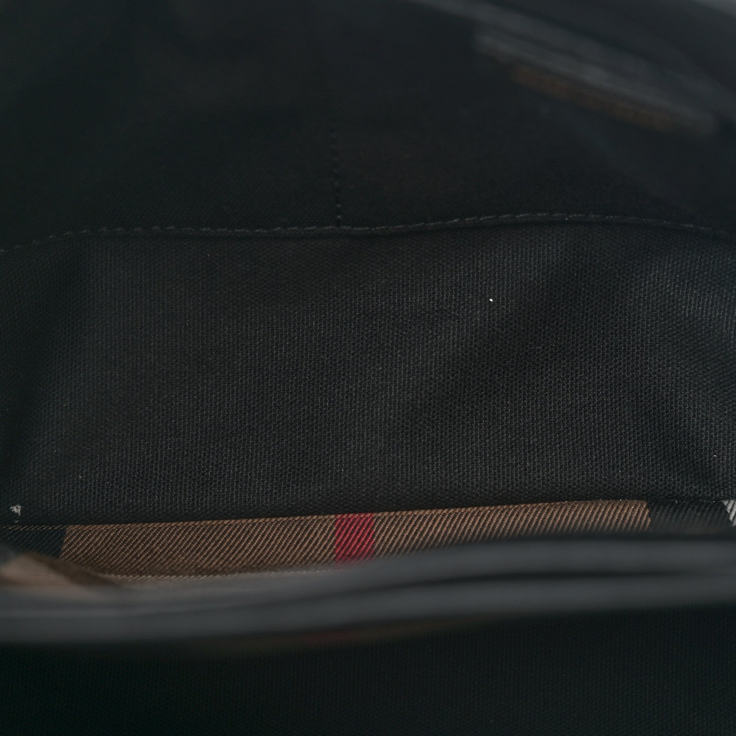 Burberry Derby Calfskin House Check Small Camberley Black 4 of 10