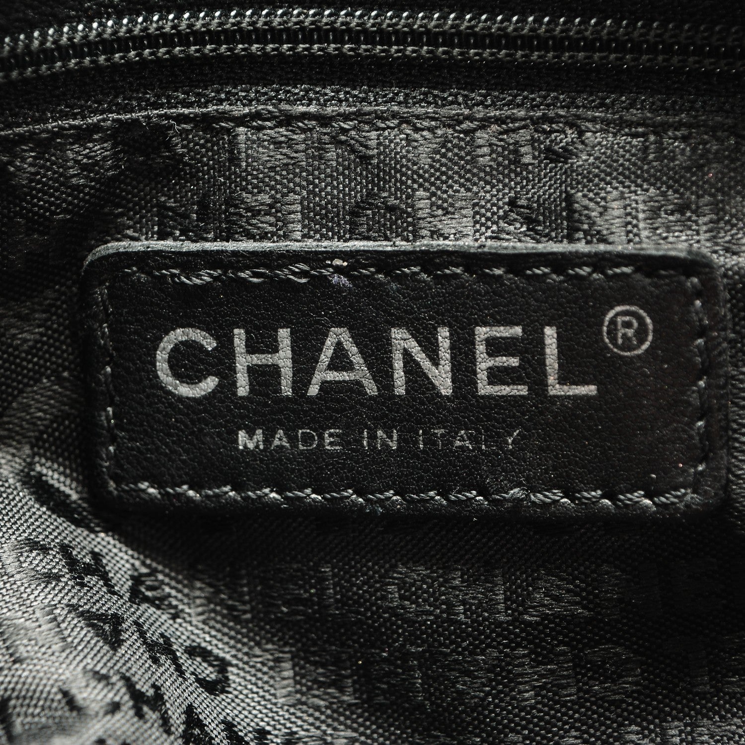 Chanel Lambskin Camellia N°5 Clutch Bag Black 6 of 7