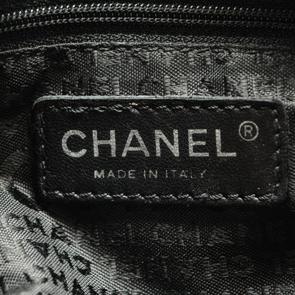 Chanel Lambskin Camellia N°5 Clutch Bag Black 6 of 7