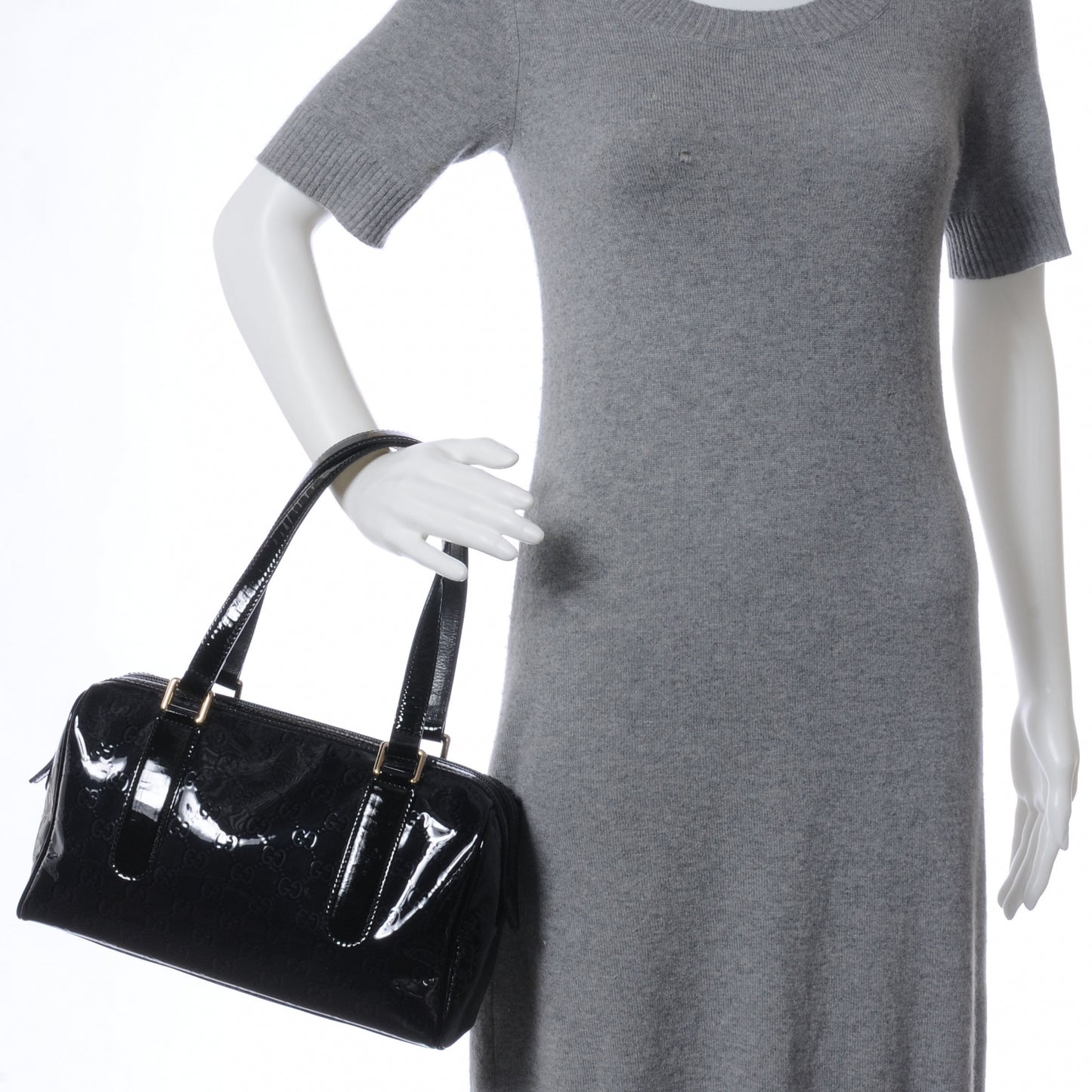 Patent Guccissima Boston Black