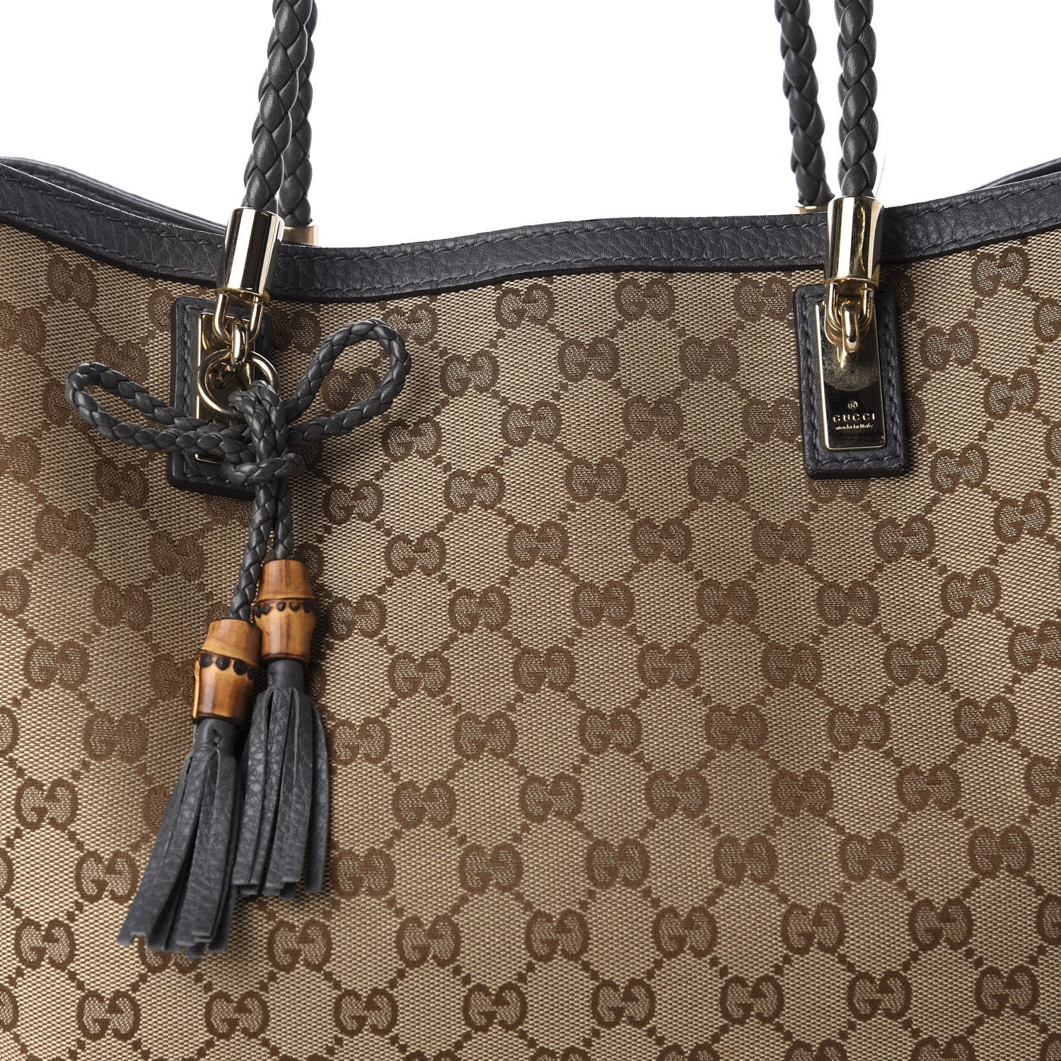 Gucci Monogram Medium Bella Tote Grey 11 of 11