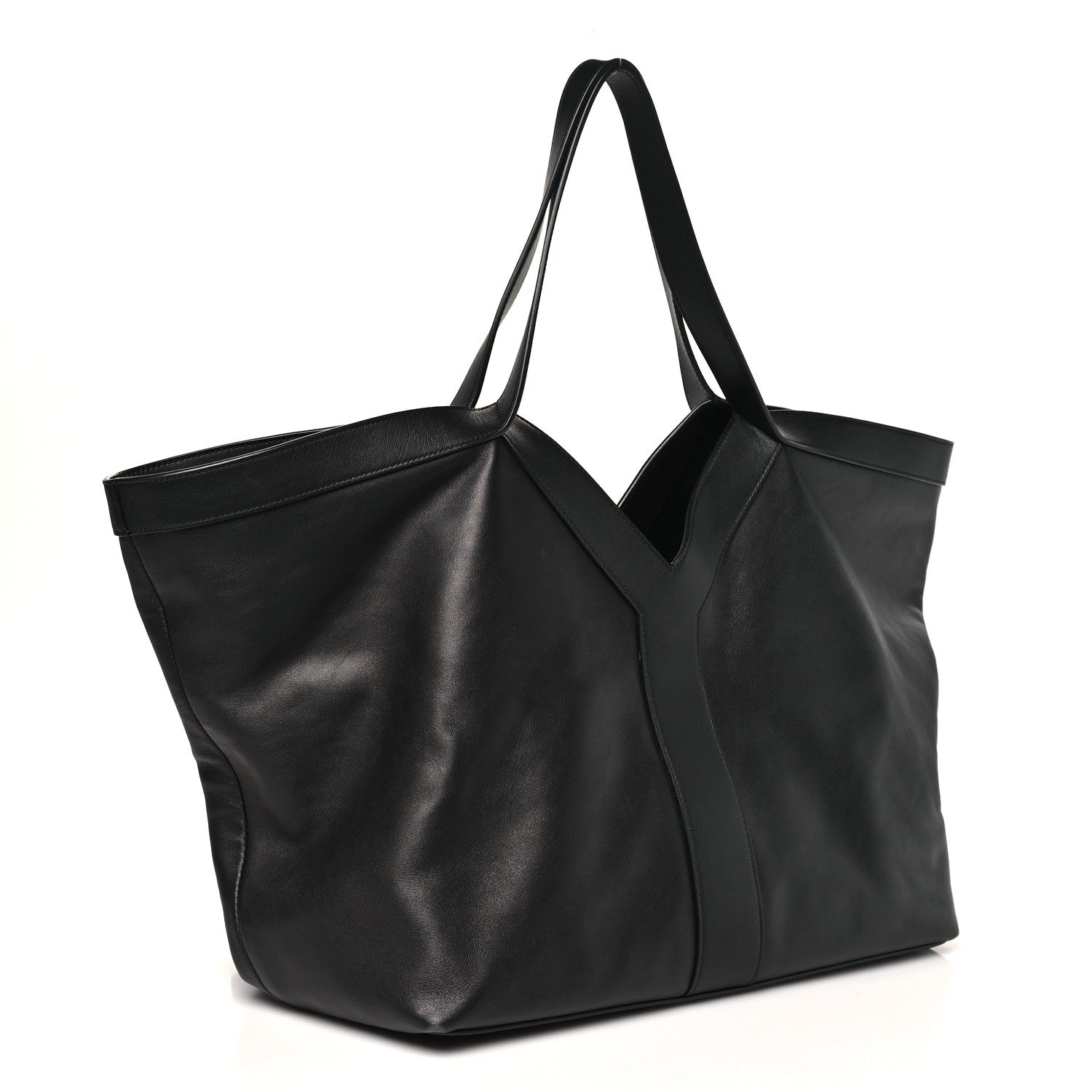 Saint Laurent Calfskin Y Tote Black 3 of 10