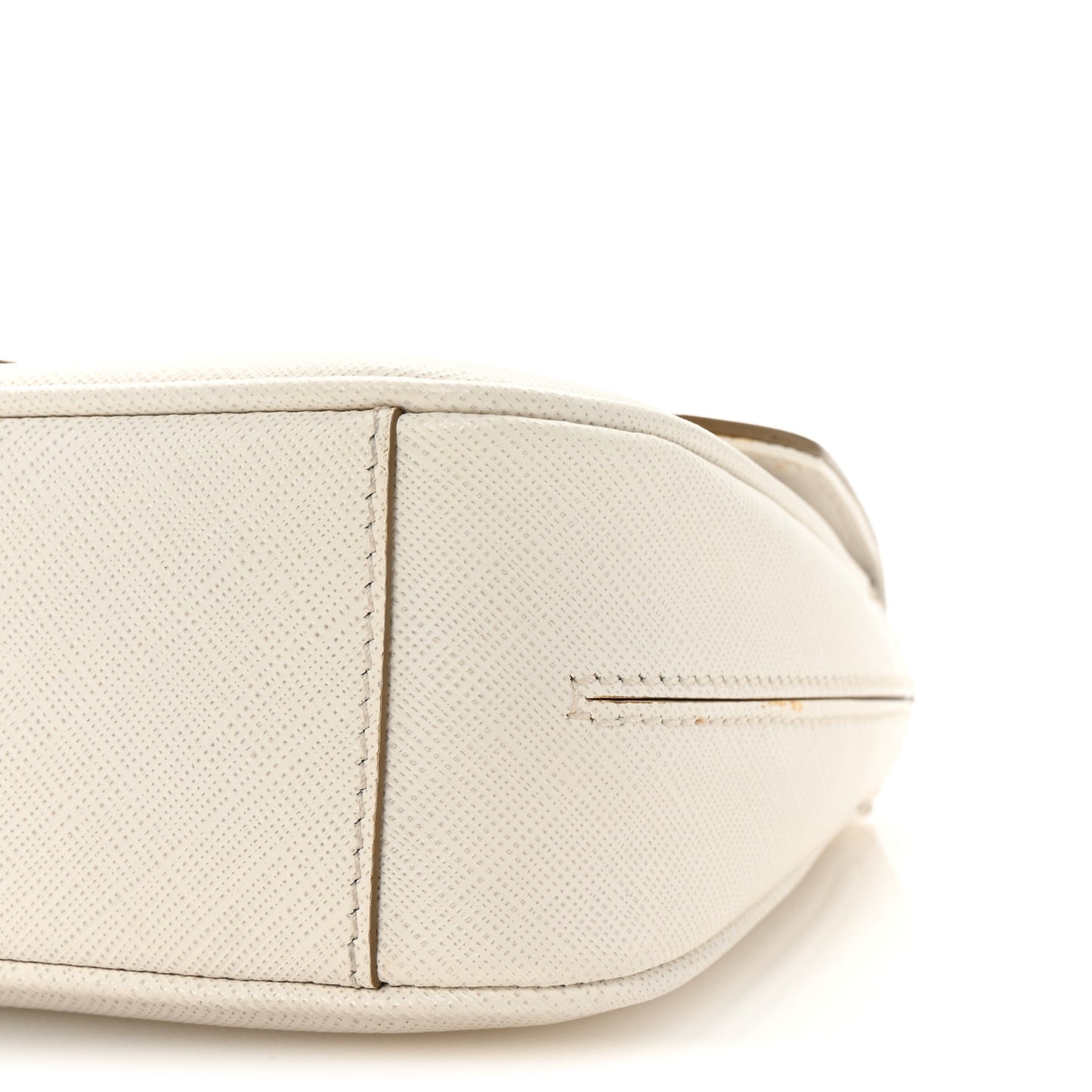 Printed Calfskin Rory Chain Shoulder Bag White