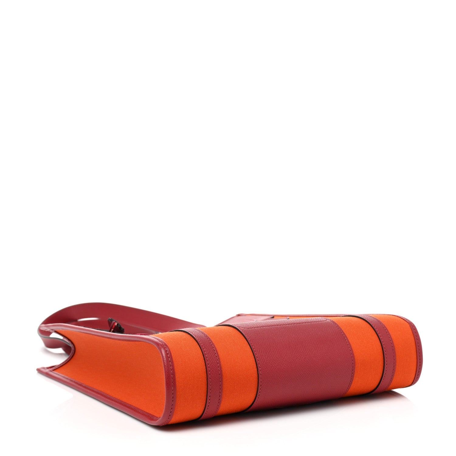 Hermes Canvas Calfskin Petit H Dream Catcher Tote 3 of 7