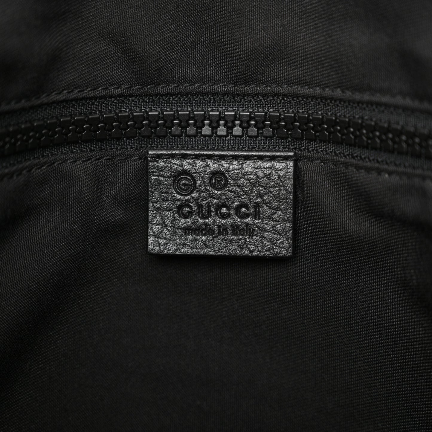 Nylon Monogram Medium Flat Messenger Bag Black