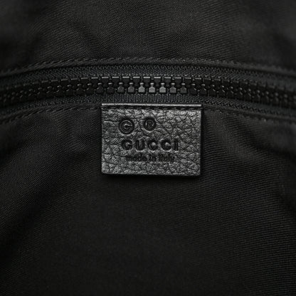 Gucci Nylon Monogram Medium Flat Messenger Bag Black 6 of 11