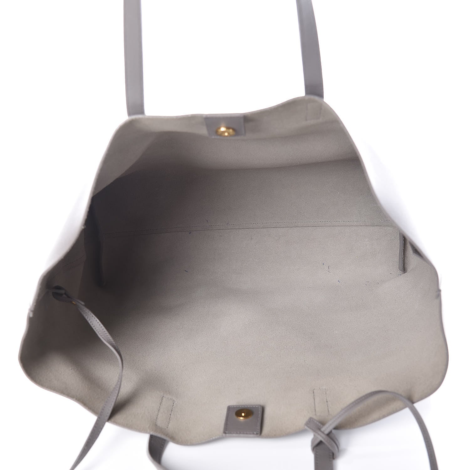 Saint Laurent Calfskin Large Shopping Tote Fog 6 of 15