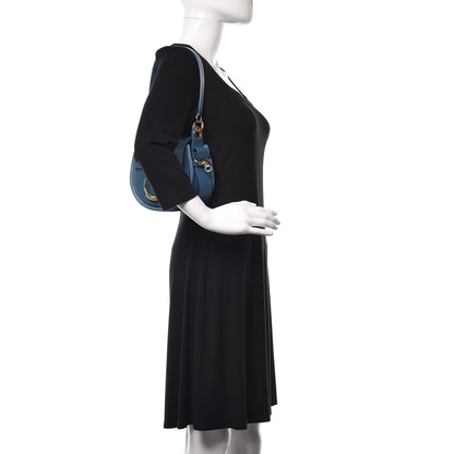 Chloe Calfskin Small Tess Bag Vinyl Blue 3 of 10