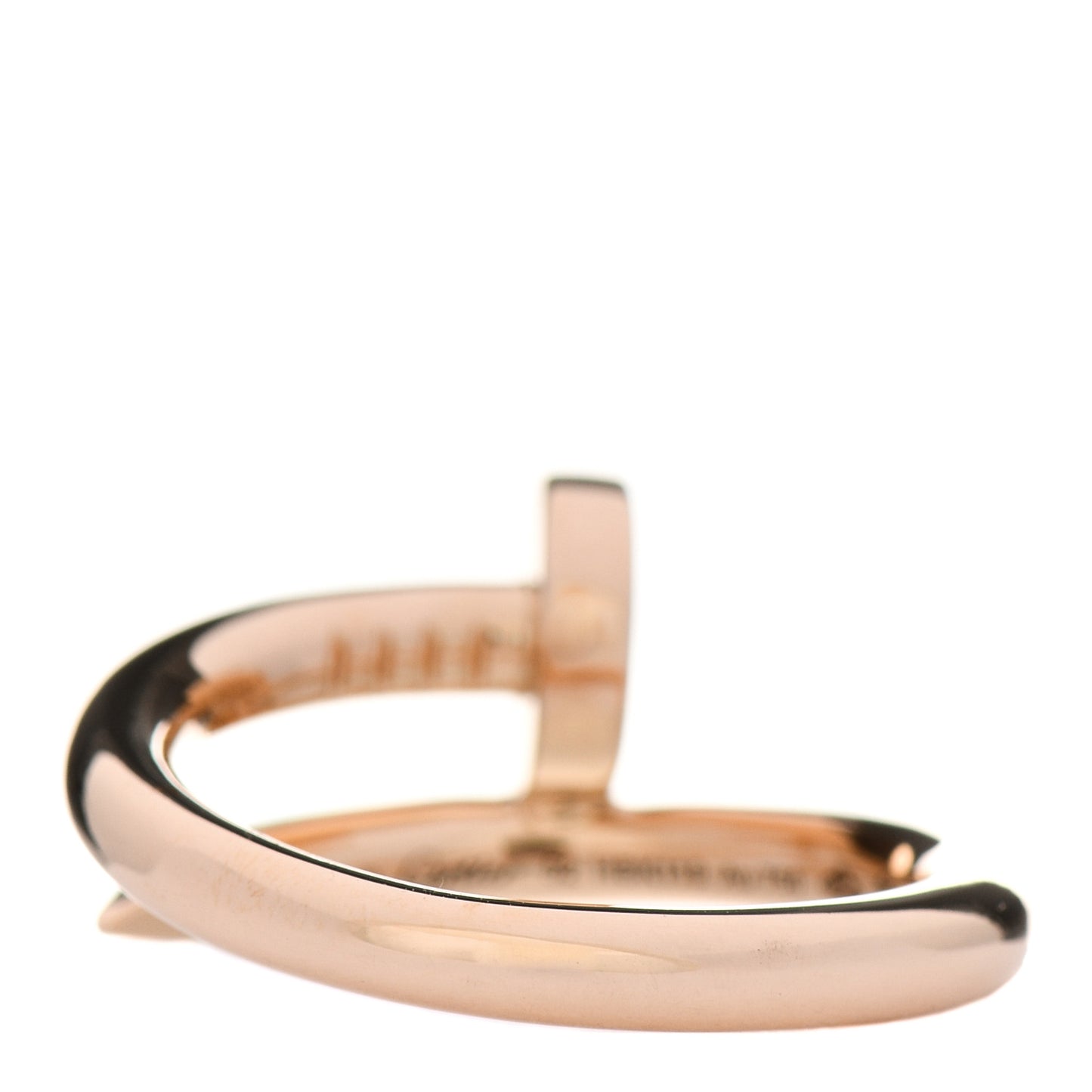 18K Pink Gold Juste Un Clou Ring 52 6