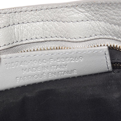 Balenciaga Chevre Gold Metallic Edge Hardware City Gris Perle 9 of 11