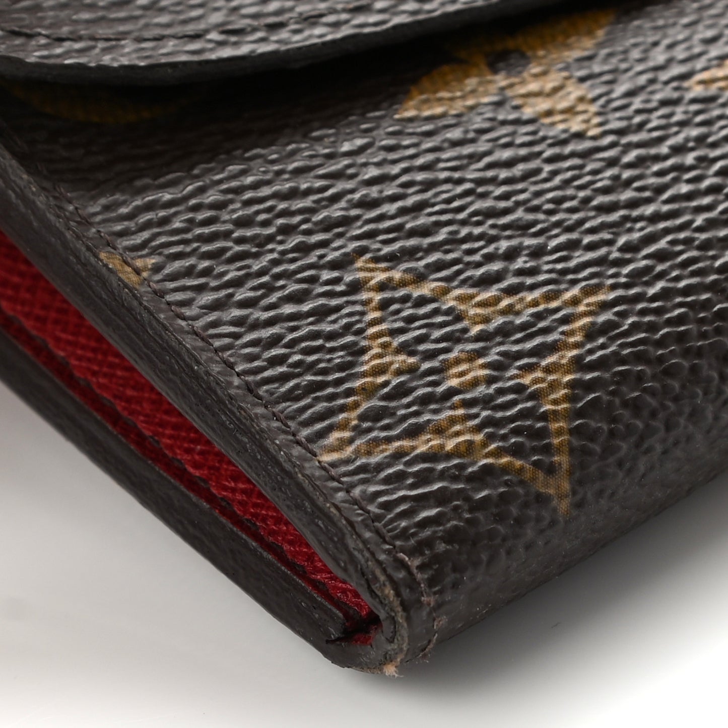 Monogram Emilie Wallet Red