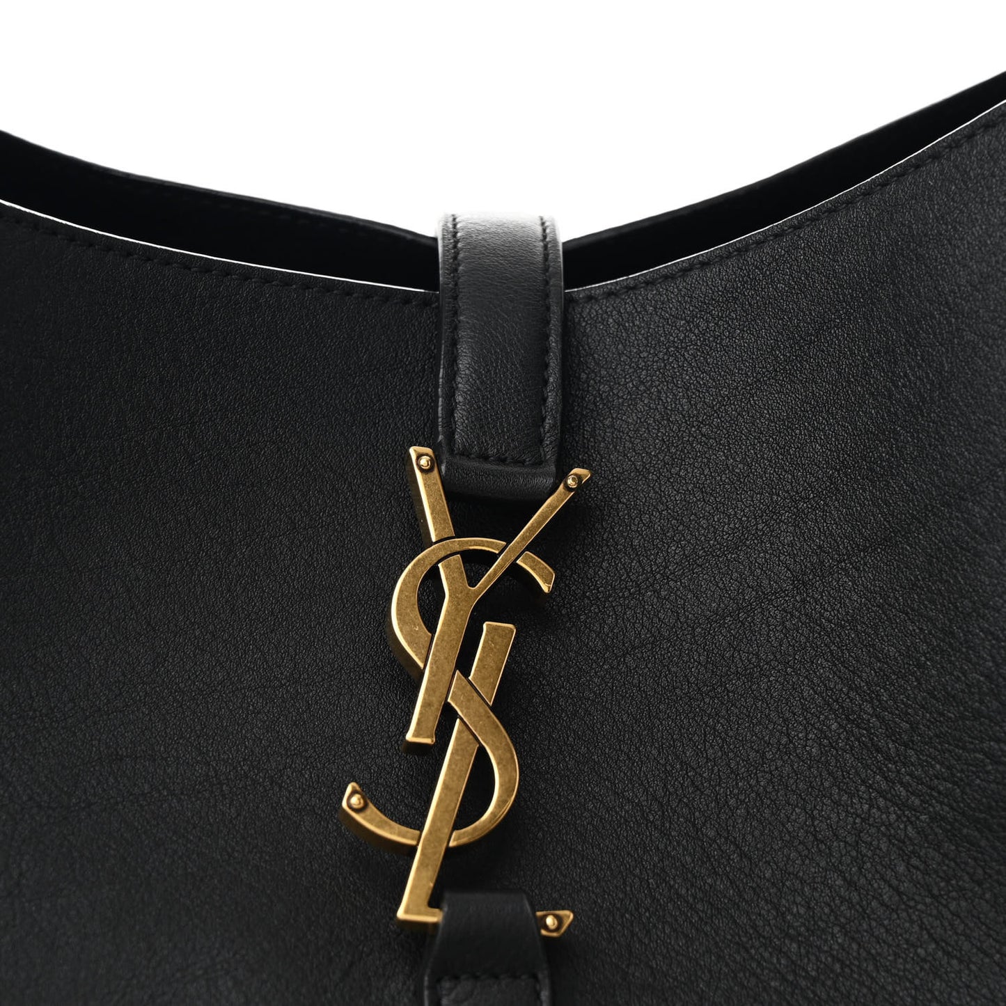 Smooth Calfskin Large Le 5 A 7 Soft Hobo Black
