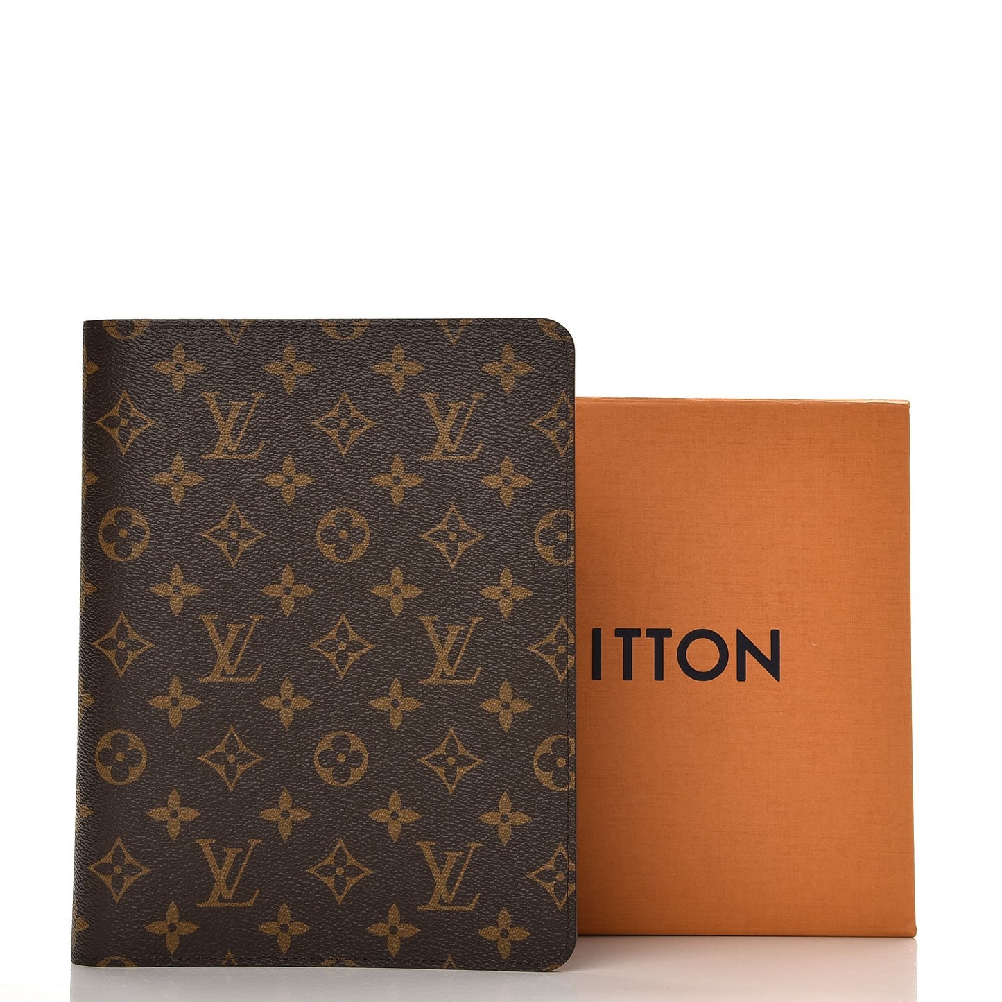Monogram Desk Agenda Cover
