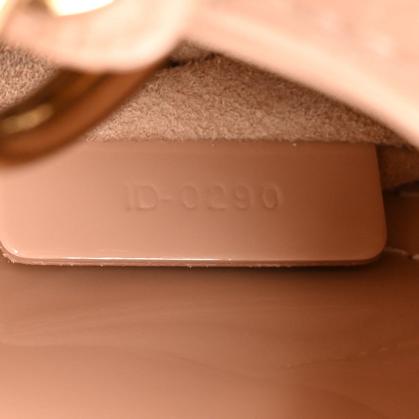 Patent Cannage Mini Lady Dior Light Pink