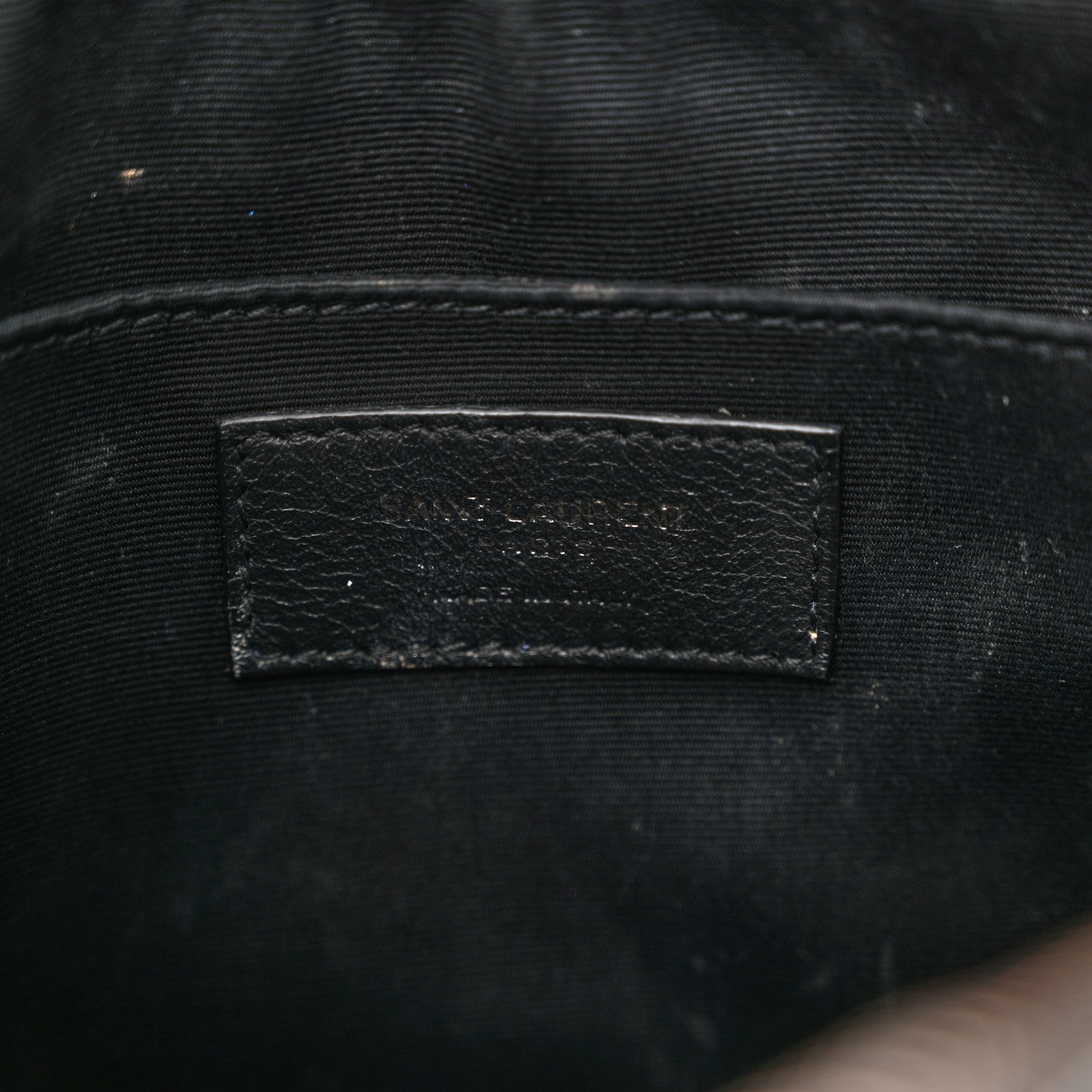 Saint Laurent Calfskin Matelasse Monogram Lou Camera Bag Black 6 of 13