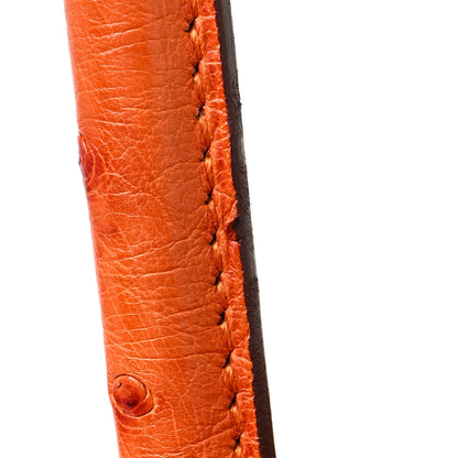 Hermes Ostrich Birkin 35 Orange 13 of 35