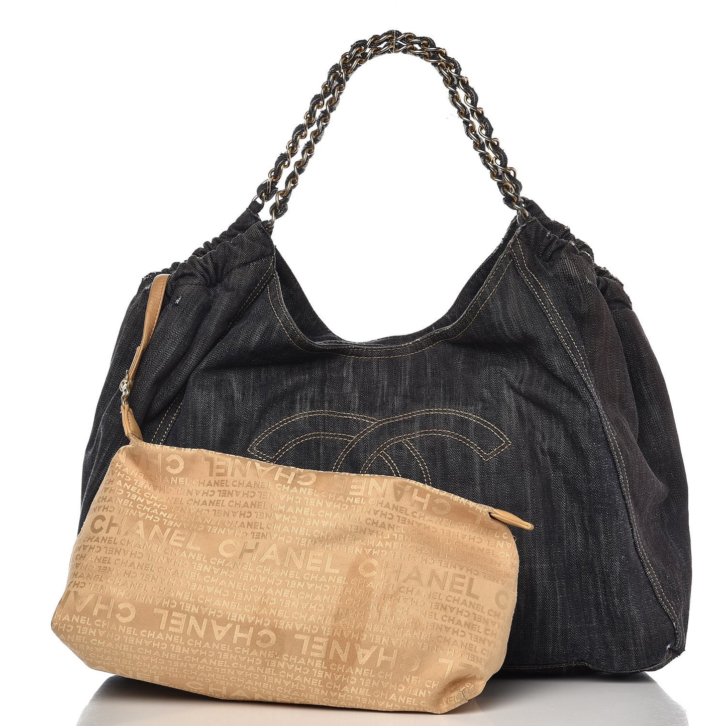 Denim XL Coco Cabas Tote Dark Blue