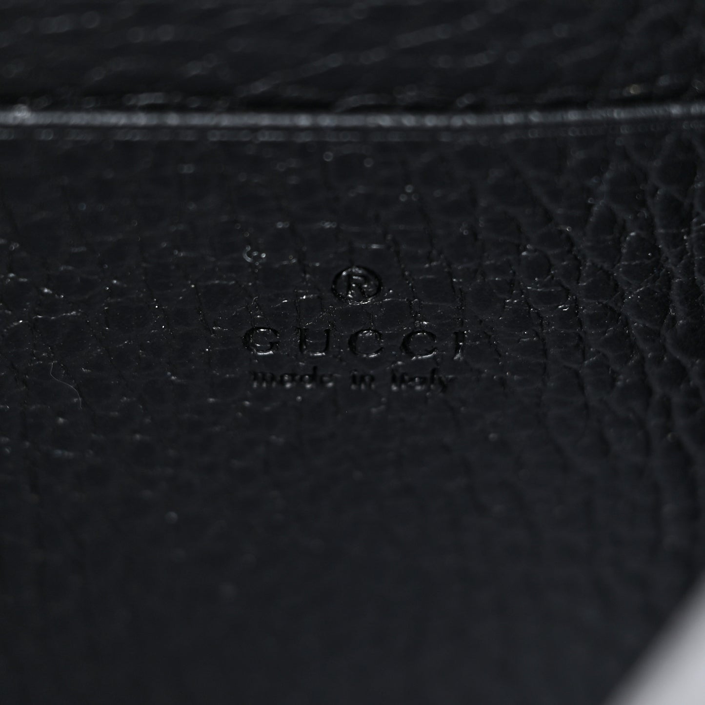Calfskin Mini Dionysus Chain Wallet Black