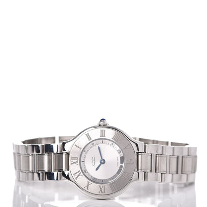 Cartier Stainless Steel 28mm Must De 21 Quartz Watch 3 of 11