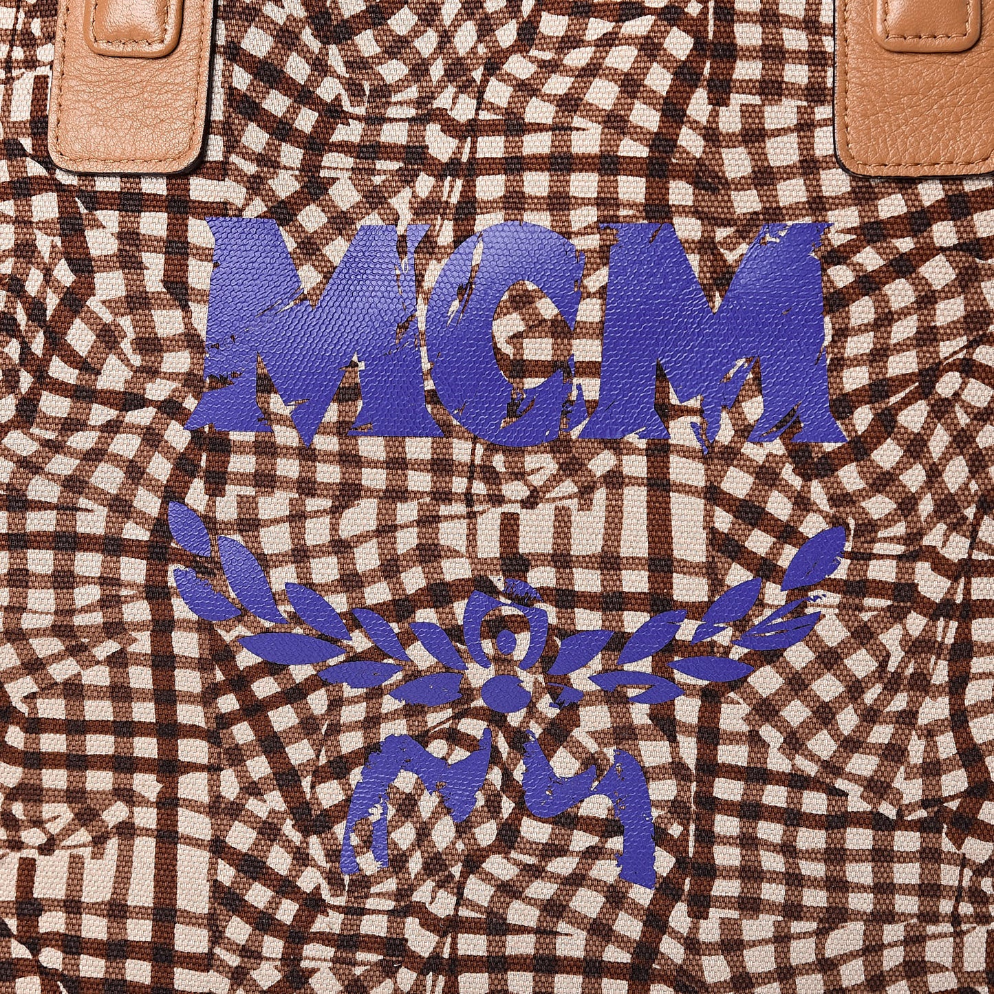 Visetos Large Liz Reversible Shopper Tote Cognac