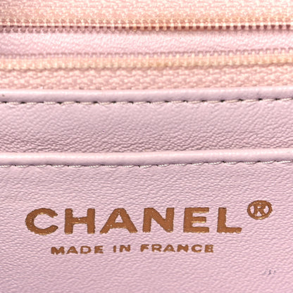 Chanel Lambskin Quilted Mini Square Flap Light Pink 6 of 9