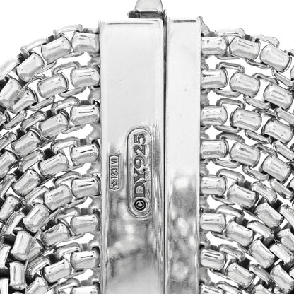 David Yurman Sterling Silver 8 Row Box Chain Bracelet 3 of 3