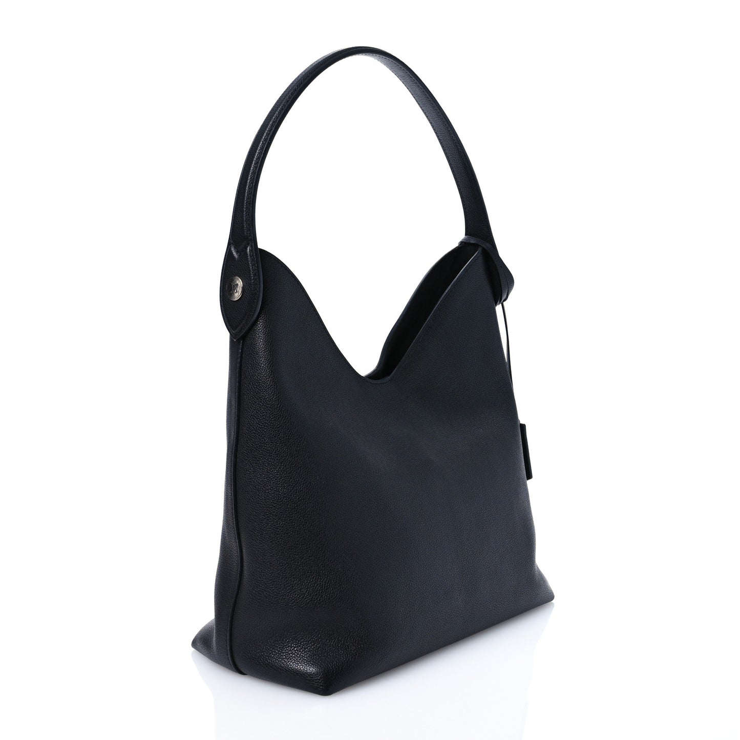 Calfskin Lockme Hobo Black