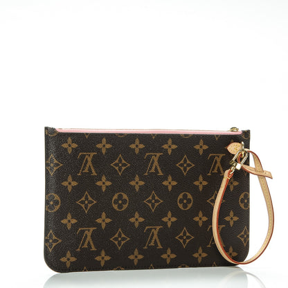 Louis Vuitton Monogram Neverfull MM GM Pochette Sugar Pink 3 of 6