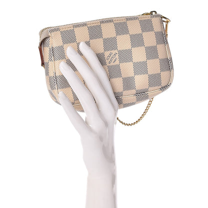 Louis Vuitton Damier Azur Mini Pochette Accessories 2 of 7