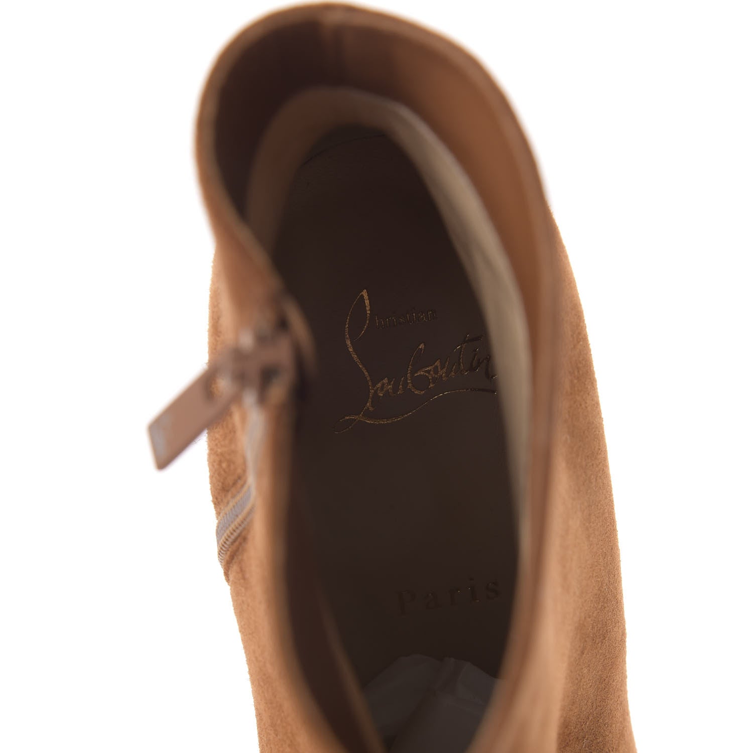 Christian Louboutin Veau Velours So Kate Booty 85 Ankle Boots 39 Ecureuil 7 of 8