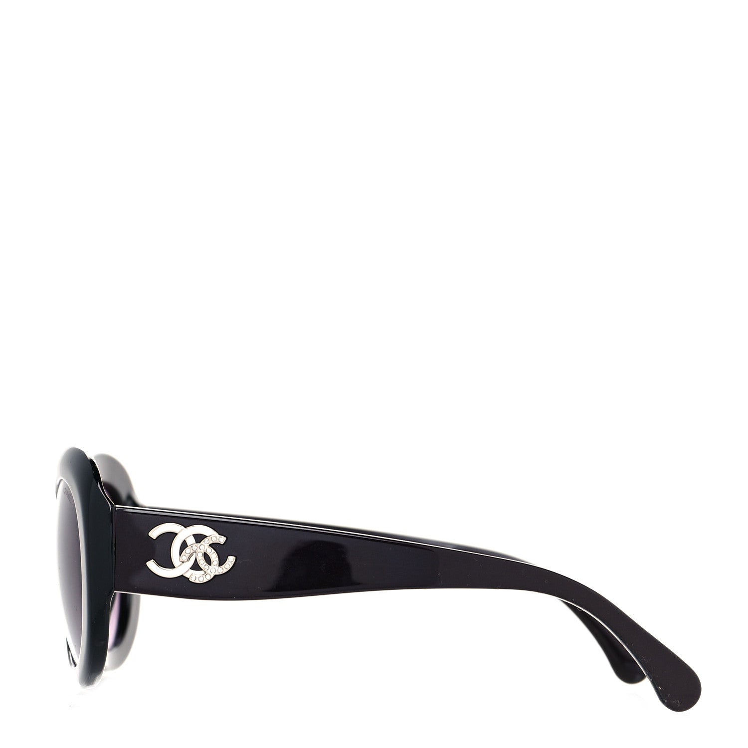 Chanel Acetate Polarized Oval CC Sunglasses 5469-B-A Burgundy 3 of 6