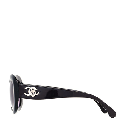 Chanel Acetate Polarized Oval CC Sunglasses 5469-B-A Burgundy 3 of 6