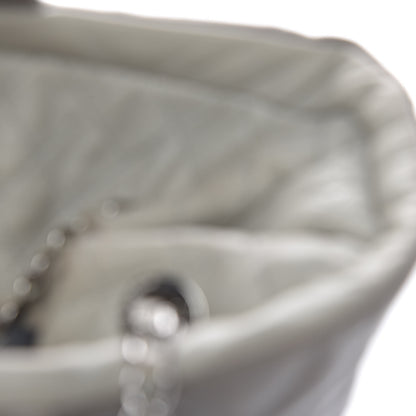 Chanel Glazed Calfskin Quilted Tote Grey 13 of 20