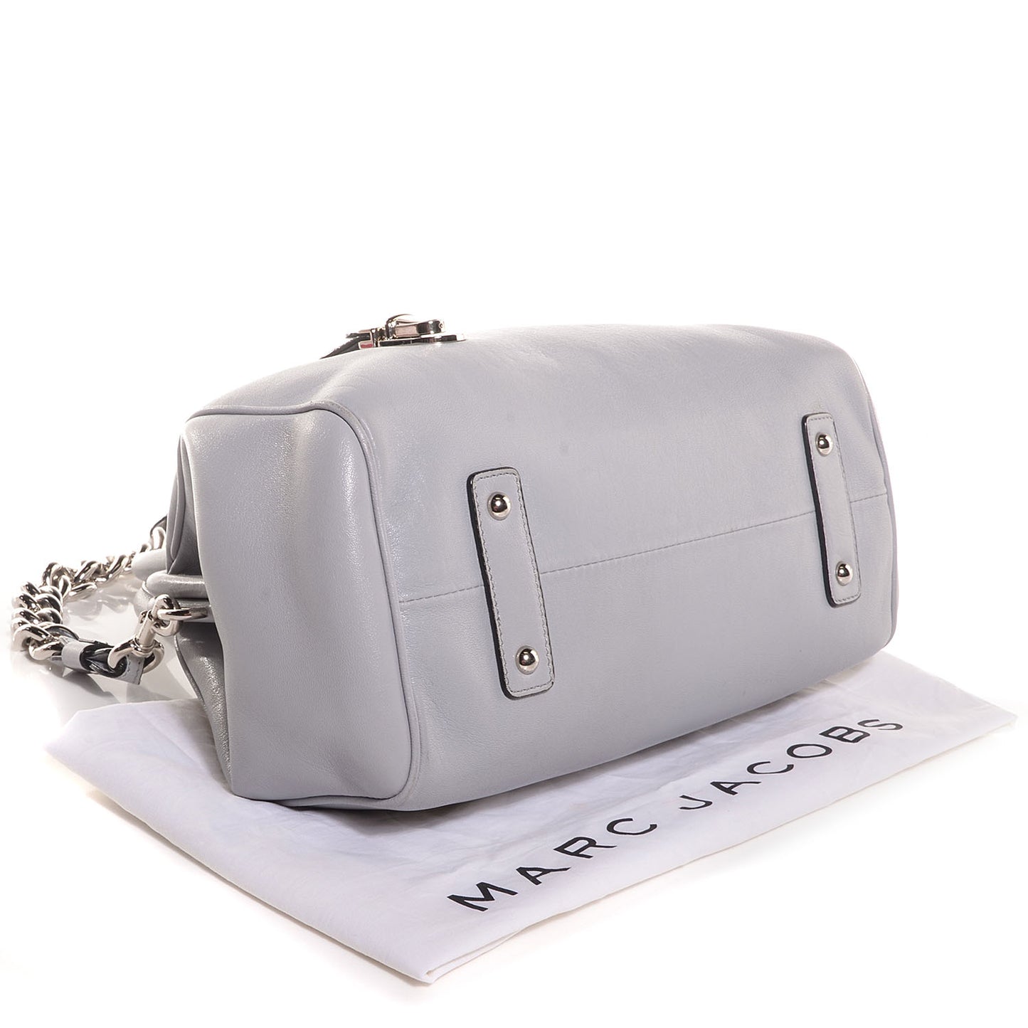 Lambskin Manhattan Mini Stam Grey